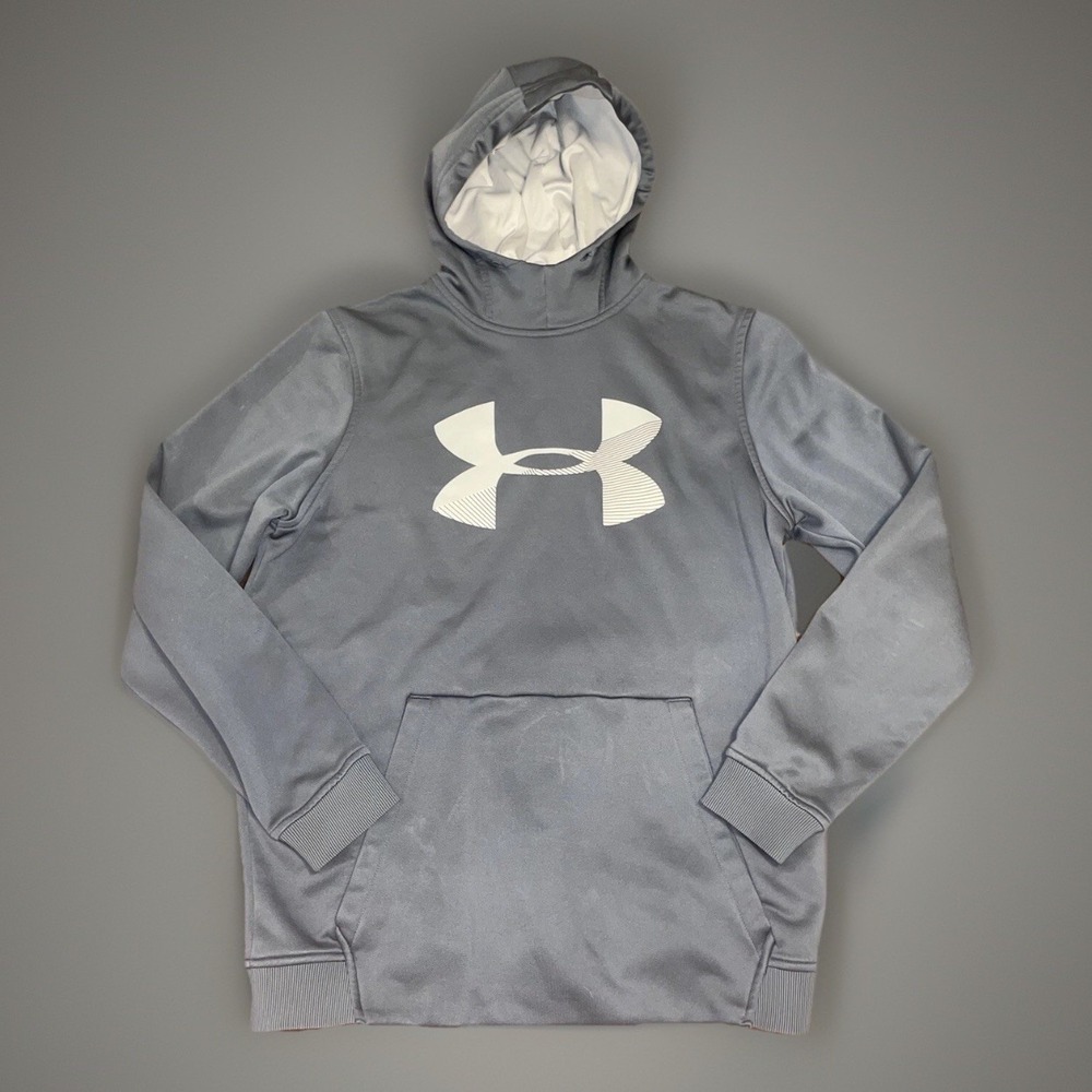 Under Armour Mock Neck Logo Hoodie - Medium